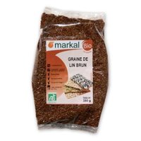 Hạt lanh nâu hữu cơ markal 500gr