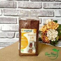 Hạt Lanh Nâu Hữu Cơ Markal 500g (gói)