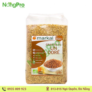 Hạt lanh vàng hữu cơ markal 500g
