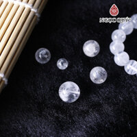 Hạt lẻ đá thạch anh ưu linh trắng trong mệnh thủy, kim - Ngọc Quý Gemstones - 6 Ly