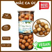 Hạt Mắc Ca - Hạt Macadamia Úc nứt vỏ 500g