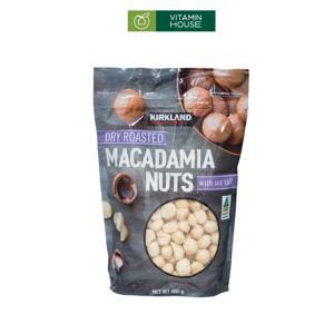 Hạt Mắc Ca tẩm muối Kirkland Signature Dry Roasted Macadamia Nuts - 680g