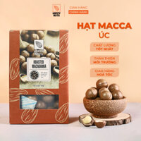 Hạt Macca nứt vỏ HAPPY NUTS  Macca Úc 250gr,  500gr - ngũ cốc dinh dưỡng cho bà bầu, ăn kiêng, giảm cân