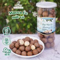Hạt macca nứt vỏ Úc Fonut 500g -250g hạt dinh dưỡng ăn vặt, nấu sữa, làm bánh