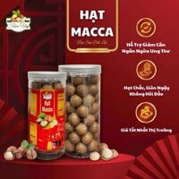 Hạt macca TRÒN VO vỏ mỏng nhân đầy không hôi dầu hộp 500g
