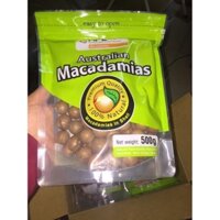 Hạt macca Úc nguyên vỏ - 500g