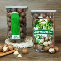 Hạt macca Úc nứt vỏ hộp nhựa 500g