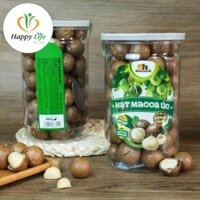 HẠT MACCA ÚC NỨT VỎ NƯỚNG hộp 500g