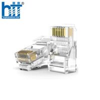 Hạt mạng AMPCOM RJ45 Connector Plug-Cat5e 15U (100c/túi) - AMC5E15100