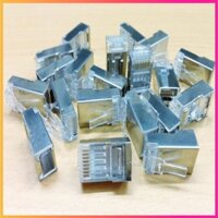 Hạt mạng bọc sắt RJ45 chống nhiễu chuẩn CAT5E; CAT6 KINGMASTER, Hàng chính hãng