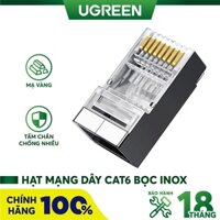 Hạt mạng Cat6 bọc Kim UGREEN hộp 100 Hạt cao cấp