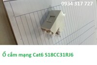 Hạt mạng Cat6 SINO âm tường S18CC31RJ6