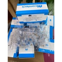 Hạt mạng Cat6 UTP ANCOMTECK AC-US6-P100, chân sole đồng rãnh to