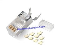 Hạt mạng Cat6A FTP AMP Netconnet, đầu mạng Cat6A/ Cat7 FTP chống nhiễu