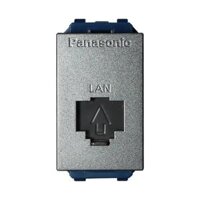 Hạt mạng Panasonic CAT5E màu xám ánh kim WEV2488MYH