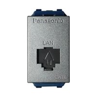 Hạt mạng Panasonic CAT6 màu xám ánh kim WEV24886MYH