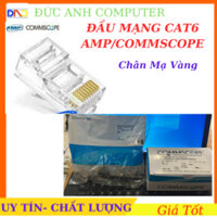 Hạt mạng RJ45 cat6 AMP/COMMSCOPE Chính hãng loại cao cấp, Mới, Bịch 100c