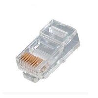 Hạt mạng RJ45 Connector Plug Cat5E, chân cắm mạ vàng, kết nối tốt | Giá rẻ, trả góp 0%