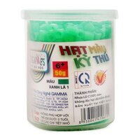 Hạt Màu Kỳ Thú Edugames (50g) - Màu Xanh Lá 1