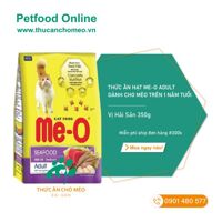 Hạt Me-O Adult vị Hải Sản cho mèo trưởng thành – 350g