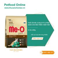 Hạt Me-O Gold Fit And Firm cho mèo trưởng thành – 400g