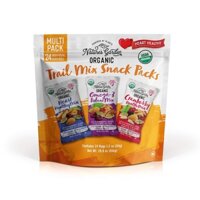 Hạt mix tổng hợp trái cây sấy hữu cơ Nature's Garden Trail Mix Snack Packs Organic 816gram - Hàng Mỹ