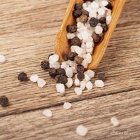 Hạt Muối Biển Tiêu Đen Gia Vị Hỗn Hợp Xay Hạt chanh Gia Vị Thịt Gà Bê Tông Bột Tiêu