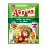 Hạt nêm Aji Ngon nấm hương và hạt sen Ajinomoto gói 200g (1 Gói)