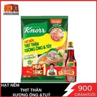Hạt nêm Knorr Thịt thăn, xương ống và Tuỷ Gói 900G Tặng Chai nước mắm 235ml