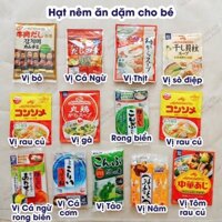 Hạt nêm Nhật Bản Ajinomoto đủ vị cho bé từ 6 tháng tuổi