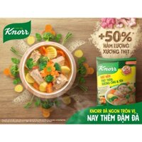 Hạt Nêm Từ Thịt Thăn Xương Ống Và Tuỷ Với Nguồn Xương Thịt Heo Knorr gói 1,8kg