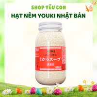 Hạt nêm Youki chiết xuất từ thịt và rau củ Nhật Bản có thể dùng cho bé ăn dặm - Hộp 500g