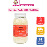 Hạt Nêm Youki Nhật Bản chiết xuất từ thịt gà tôm bò sò điệp và rau củ tự nhiên Lọ 520g