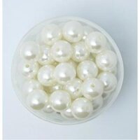 Hạt Ngọc Ốc Xỏ lỗ sẵn  Ngọc Trai Giả 5mm - 12mm Dùng Làm Đồ Trang Sức Nhẫn, Dây Chuyền, Bông tai - Danny Jewelry - Đen 7-8mm