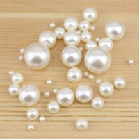 Hạt ngọc trai nhựa size 5mm có xỏ lỗ