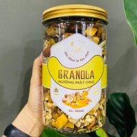 HẠT NGŨ CỐC GRANOLA NƯỚNG MẬT ONG FULL HẠT 500GR [TẶNG BỘ BÁT GÁO DỪA]