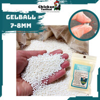 Hạt nở 7-8mm trang trí slime có độ cứng và đàn hồi tốt