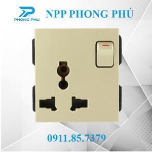 Hạt ổ cắm đa năng kèm công tắc EL-003S