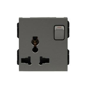 Hạt ổ cắm đa năng kèm công tắc EL-003S