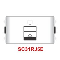 Hạt ổ cắm mạng Vanlock Sino RJ45 Cat5 SC31RJ5E có màn che
