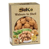 Hạt Óc Chó Nguyên Vỏ Soko Hộp 500g