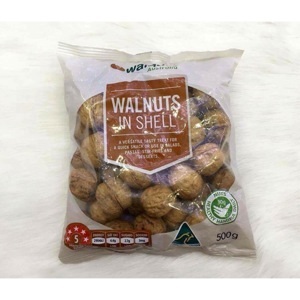 Hạt óc chó nguyên vỏ Walnuts In shell 500g Úc