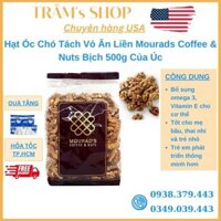 Hạt óc chó tách vỏ ăn liền Mourad's Coffee & Nuts Walnuts 500g hàng chuẩn của Úc