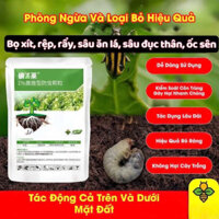 Hạt Rải Loại Bỏ Ấu Trùng, Bọ Trùng, Bọ Sâu,... Cho Vườn Rau Củ, Cây Ăn Quả Xanh Tốt Gói 800gram hoamai