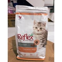 HẠT REFLEX KITTEN CHICKEN AND RICE CHO MÈO 15kg