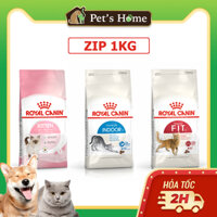 Hạt Royal Canin cho mèo Babycat Kitten Fit32 Indoor gói 1kg zip trong