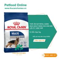 Hạt Royal Canin Maxi Adult cho chó trưởng thành giống lớn – 1kg