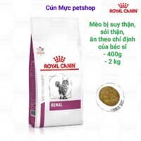 Hạt ROYAL CANIN RENAL 2KG (mèo trên 1 tuổi, bị suy thận, sỏi thận, thận mãn tính)
