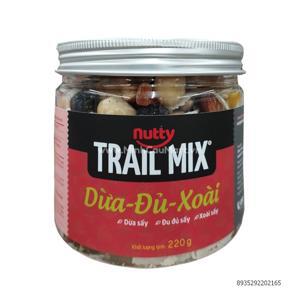 Hạt sấy hỗn hợp Trailmix Dừa Đủ Xoài Nutty (220g)