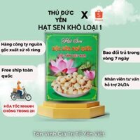 Hạt sen khô nấu chè, cháo, chưng yến táo đỏ thơm ngon